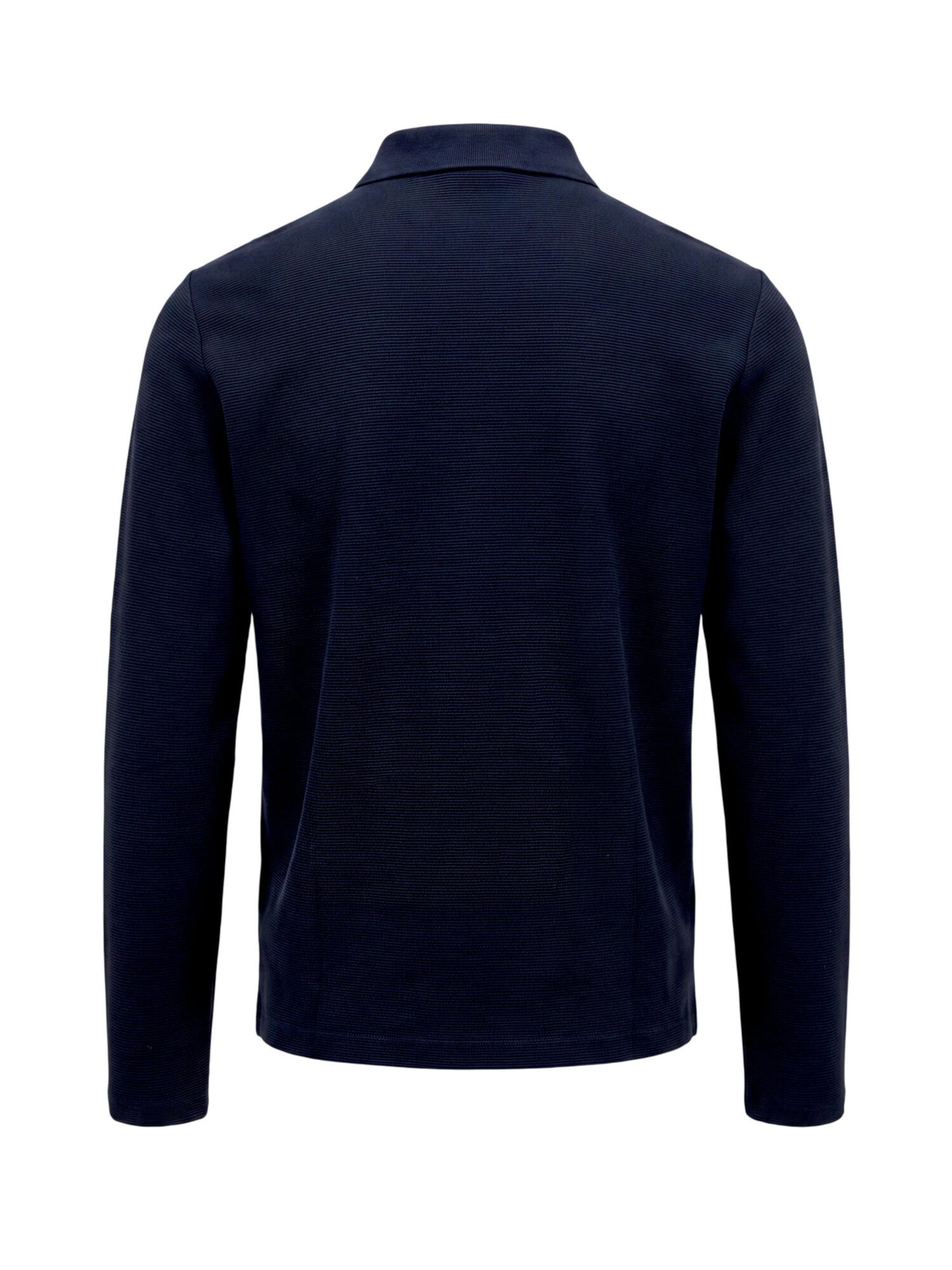 zero Sweatshirt mit Kragen in Blau
