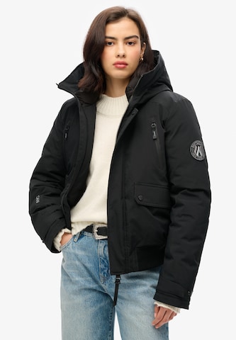 Superdry Winterjas in Zwart: voorkant