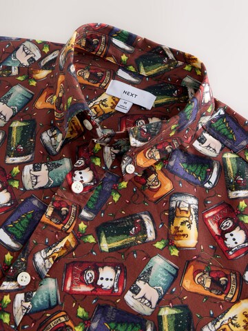 Regular fit Camicia di Next in marrone