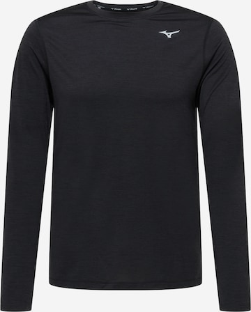 T-Shirt fonctionnel 'Impulse' MIZUNO en noir : devant