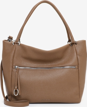 Suri Frey Shoulder bag ' Debby ' in Brown: front