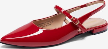 Dream Pairs Ballet Flats in Red: front