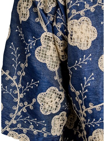 Camicia da donna 'Mlaniva' di Zizzi in blu