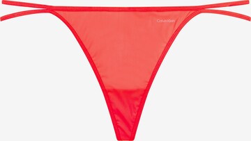 String Calvin Klein Underwear en rouge : devant