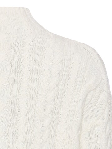CAMEL ACTIVE Strickpullover in lockerer Passform in Weiß