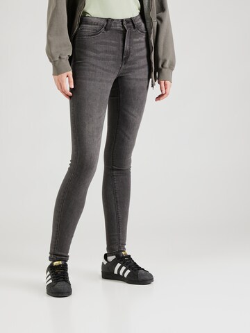 Noisy may - Skinny Vaquero 'CALLIE' en gris: frente