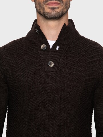 Threadbare Sweater 'Maxwell' in Brown
