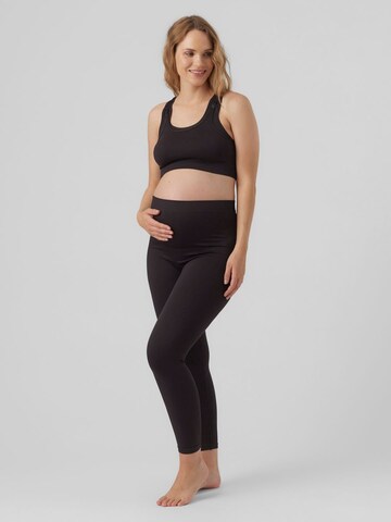 MAMALICIOUS Skinny Leggings 'ARLO' i svart