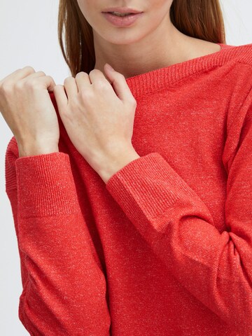 Pull-over 'Alpa' ICHI en rouge
