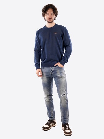 Aeronautica Militare Pullover in Blau