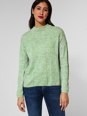 STREET ONE Sweater in Green: front