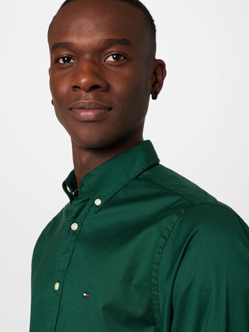 TOMMY HILFIGER Regular fit Zakelijk overhemd in Groen