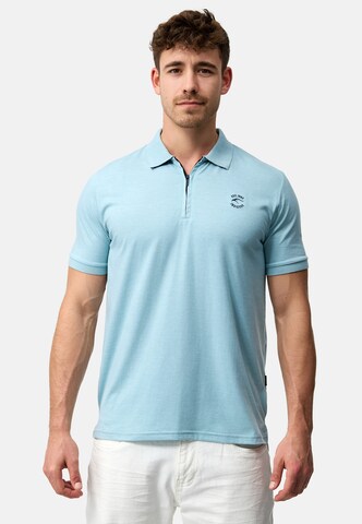INDICODE JEANS Shirt ' Yonah' in Blauw: voorkant