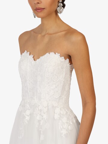 Robe de soirée Kraimod en blanc