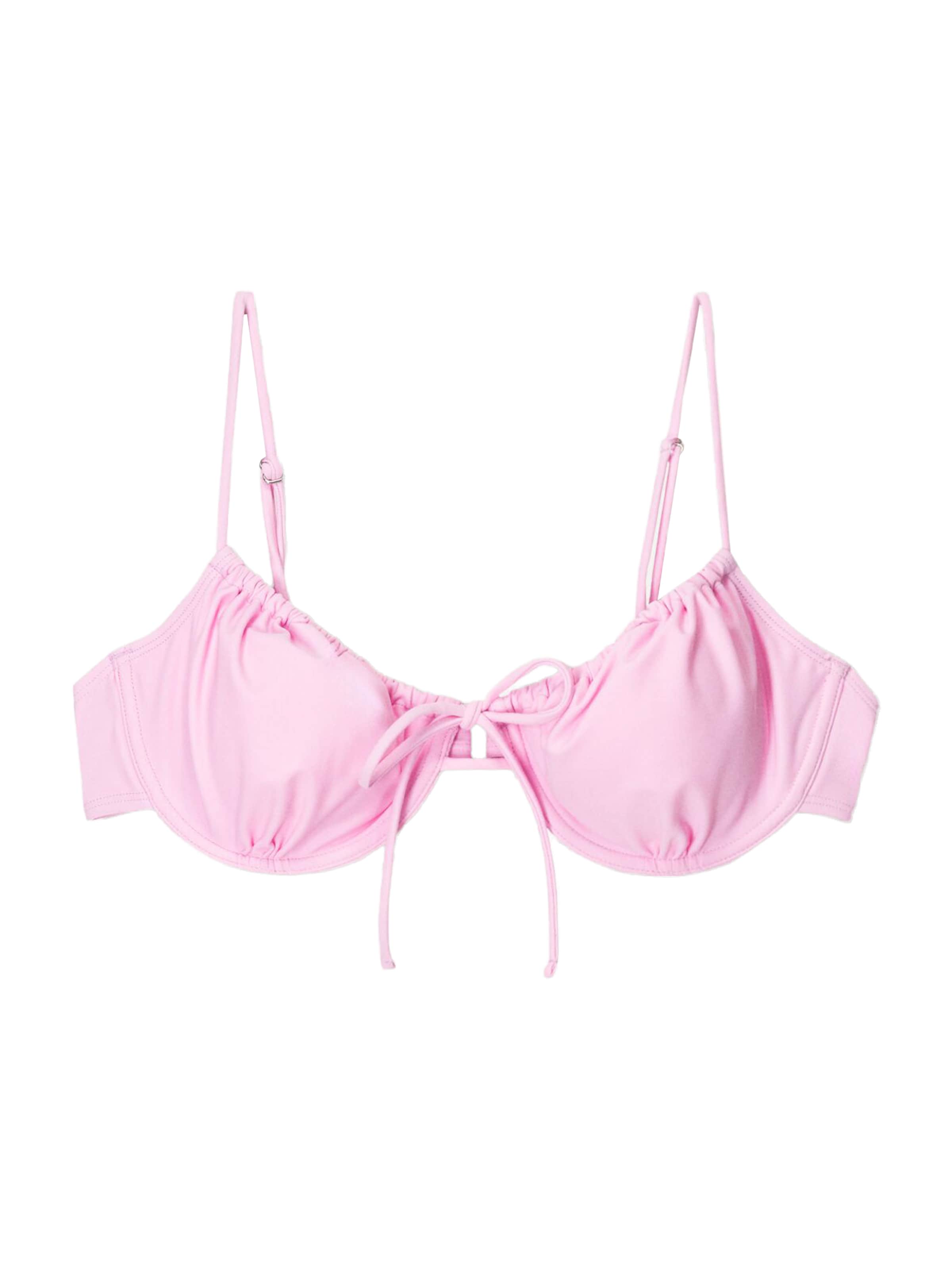 Invisible Bikini Bershka en rose : devant