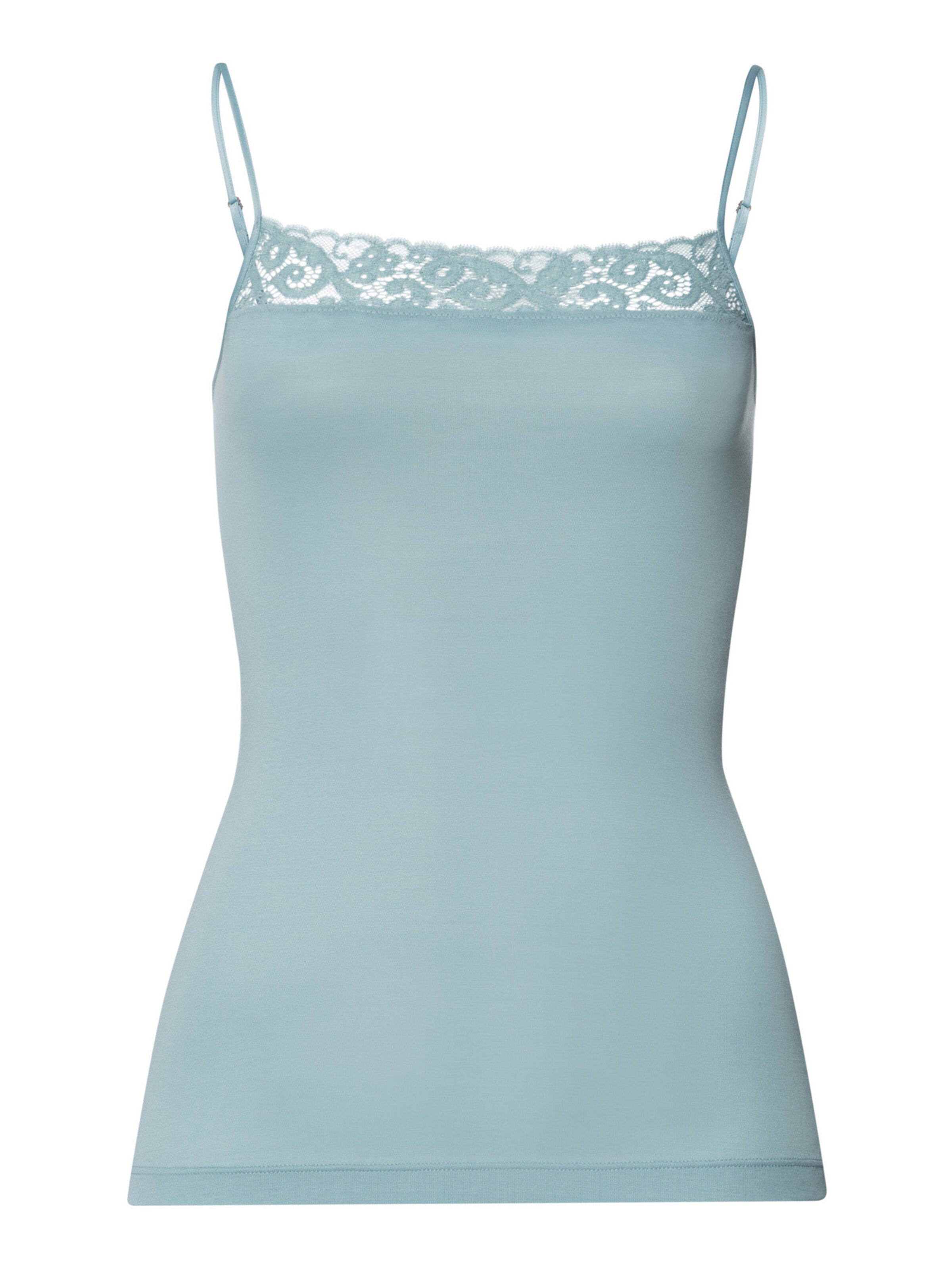 Hanro Top ' Moments ' in Blue: front