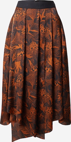 HUGO Skirt 'Roliver' in Brown: front
