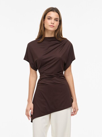 VILA Blouse in Bruin: voorkant