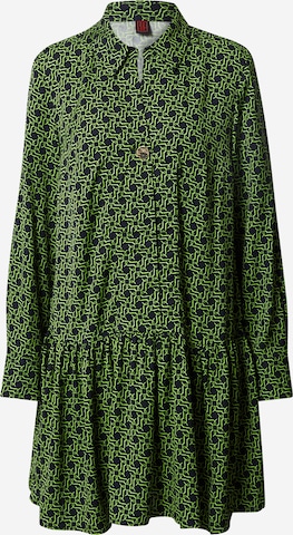 Robe-chemise Stefanel en vert : devant