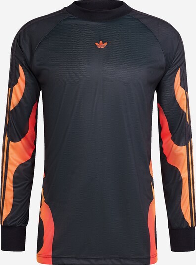 ADIDAS ORIGINALS Shirt 'FLAMES BIKE' in orange / schwarz, Produktansicht