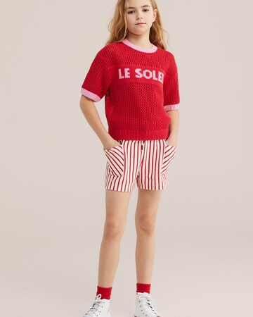 WE Fashion Pulóver - piros