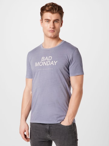 EINSTEIN & NEWTON Shirt 'Bad Monday' in Blauw: voorkant