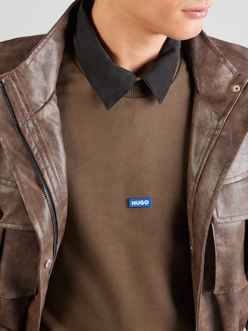 HUGO Суичър 'Nedro' в кафяво