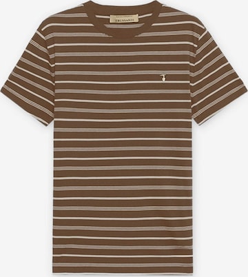T-Shirt Trussardi en marron : devant