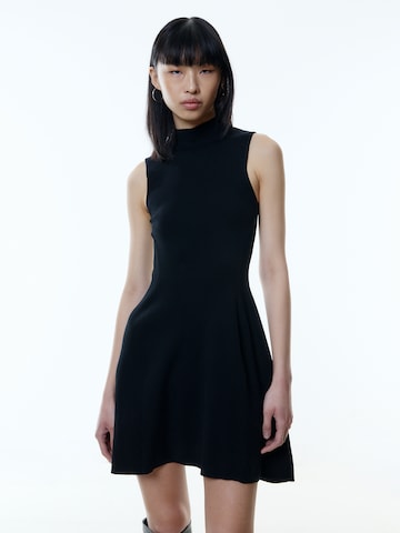 EDITED Πλεκτό φόρεμα 'Luise' σε μαύρο: μπροστά