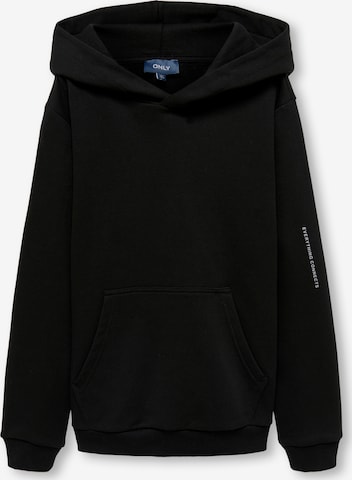 KIDS ONLY - Sudadera 'Nate' en negro: frente