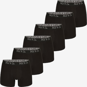 Boxers Phil & Co. Berlin en noir : devant