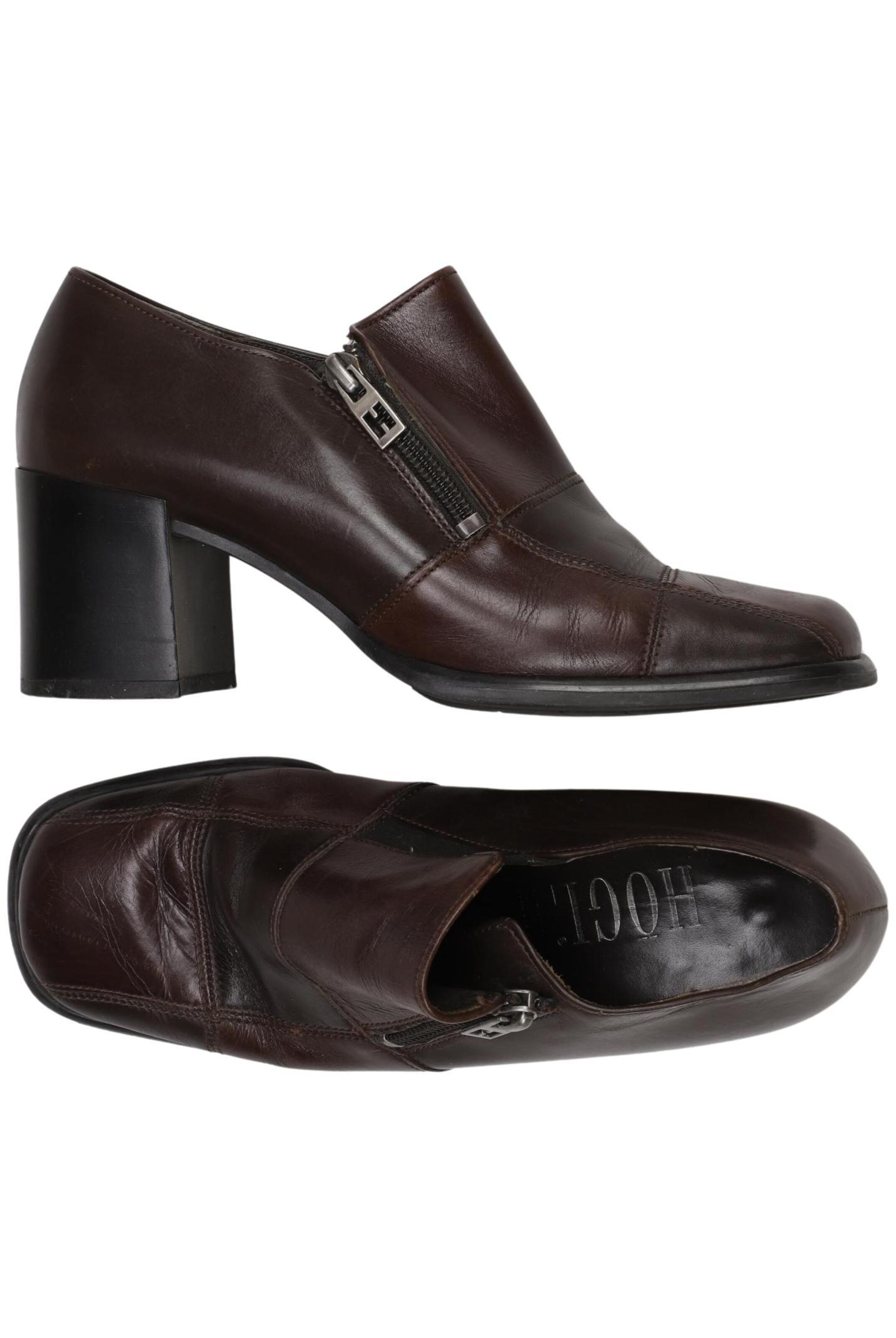 Högl Flats & Loafers in 37 in Brown: front
