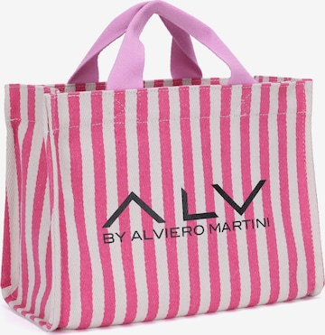 Shopper di Alviero Martini in rosa: frontale
