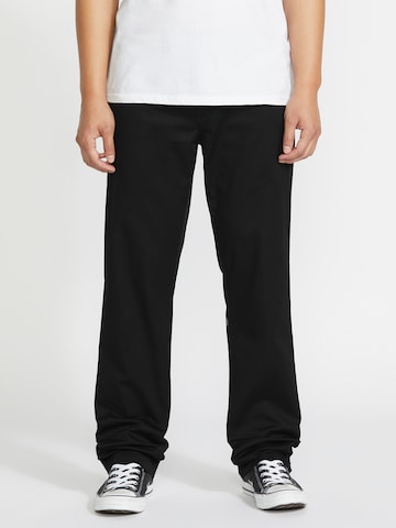 Regular Pantaloni 'Frickin Modern' de la Volcom pe negru: față