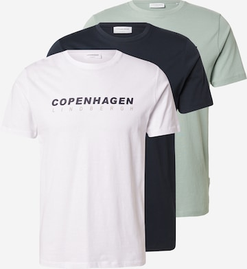 Lindbergh - Camiseta en azul: frente