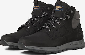 JACK & JONES Lace-Up Boots in Black