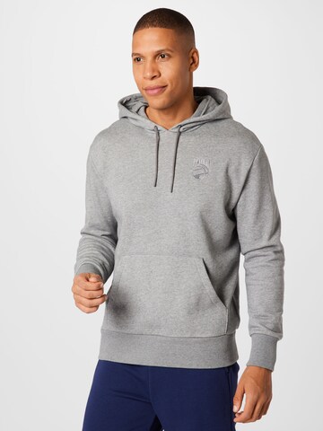 Sweat de sport 'Booster' PUMA en gris : devant