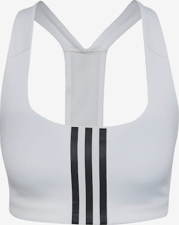 ADIDAS SPORTSWEAR Sport-BH 'Powerimpact' in Weiß: predná strana