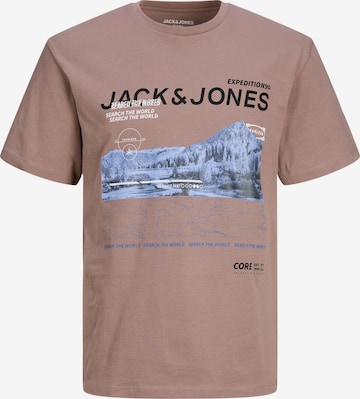 rožinė JACK & JONES Marškinėliai 'NADES': priekis
