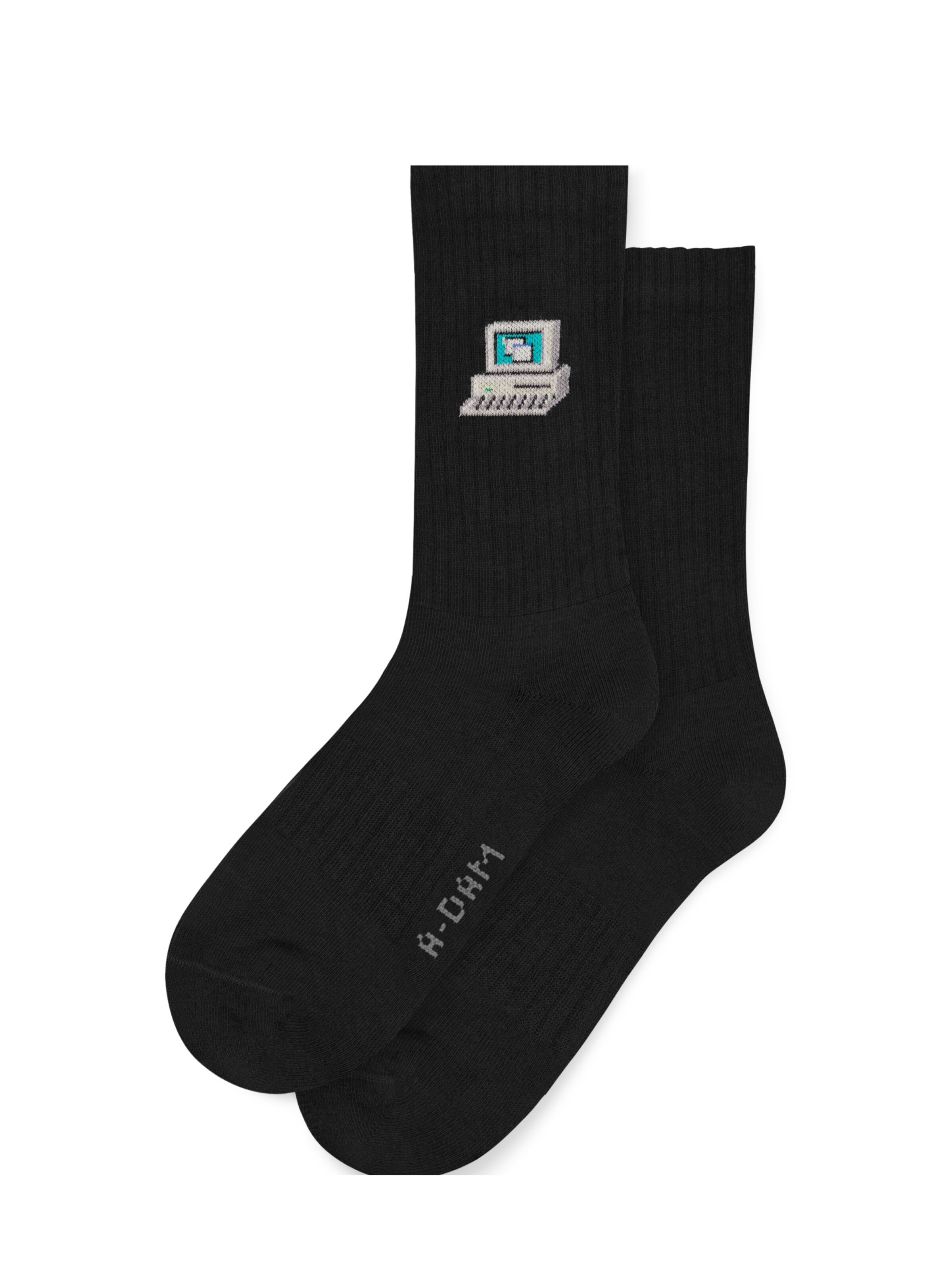 A-dam Socks in Black: front
