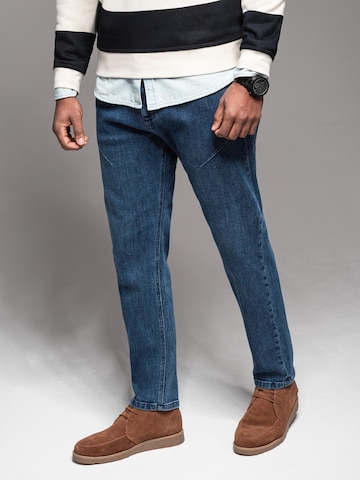 Ombre Tapered Jeans in Blue