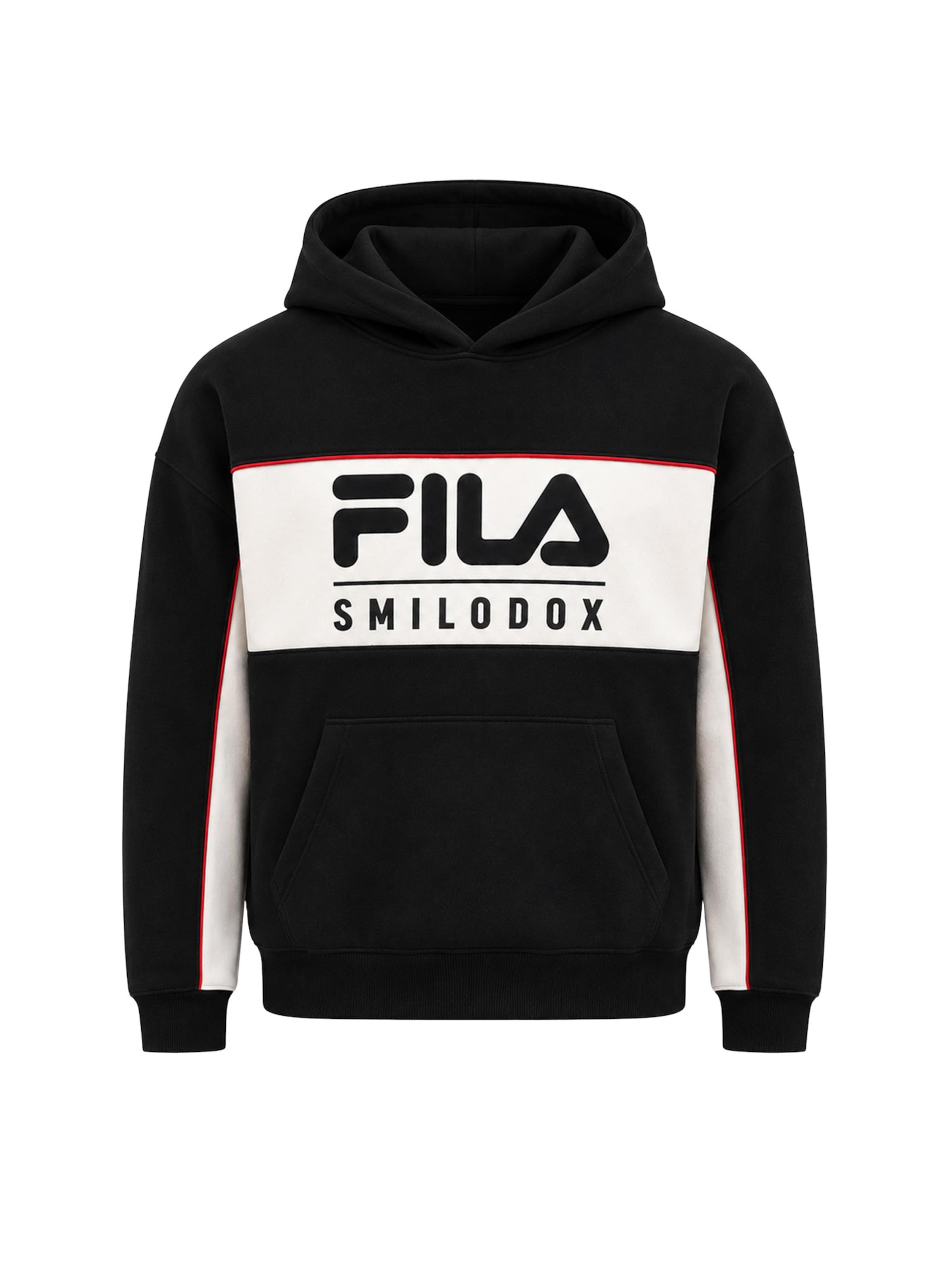 Sweat-shirt ' Tremiti ' Smilodox en noir : devant