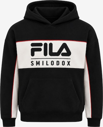 Sweat-shirt ' Tremiti ' Smilodox en noir : devant