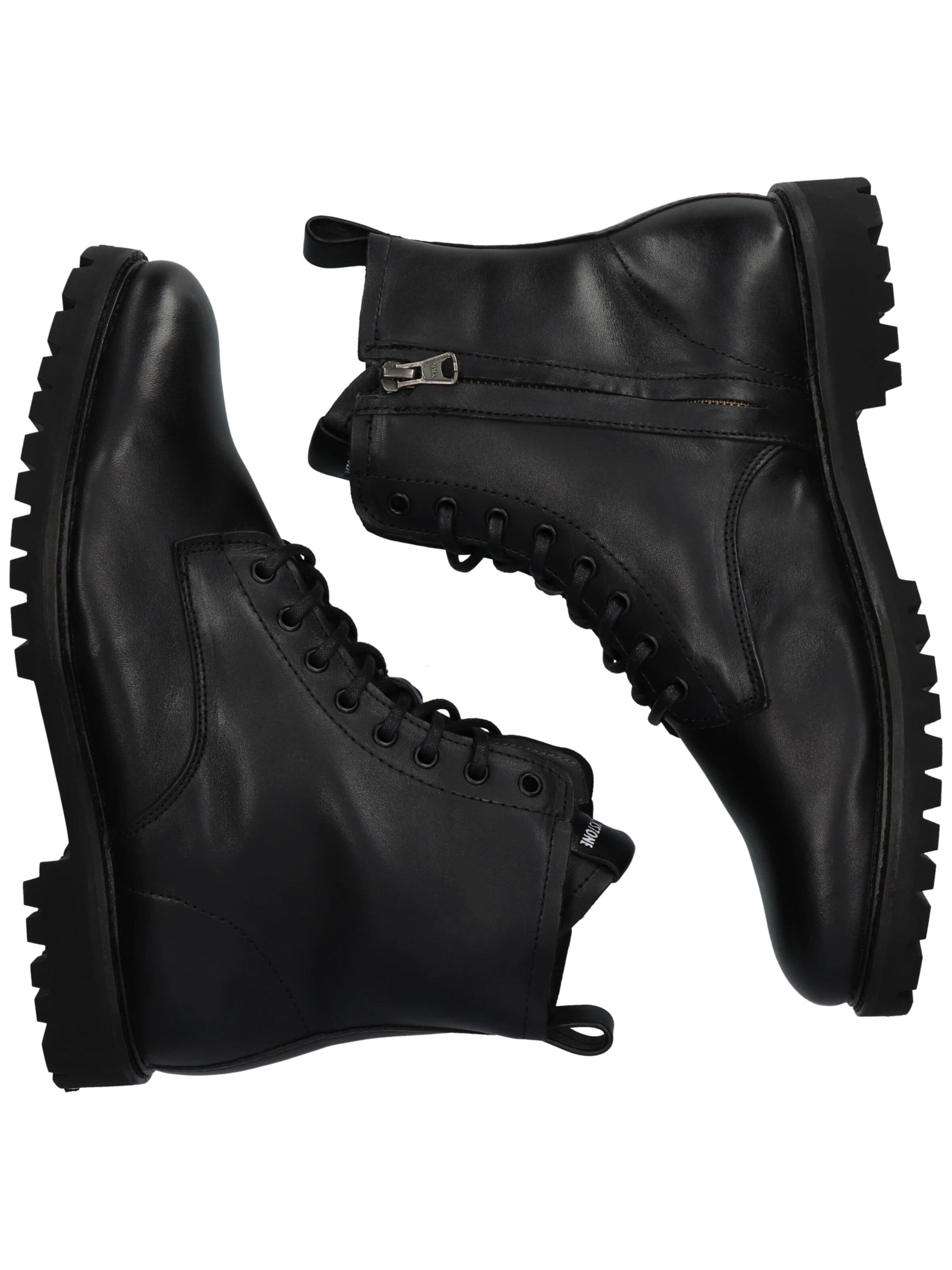 Boots stringati 'JAXON' di BLACKSTONE in nero