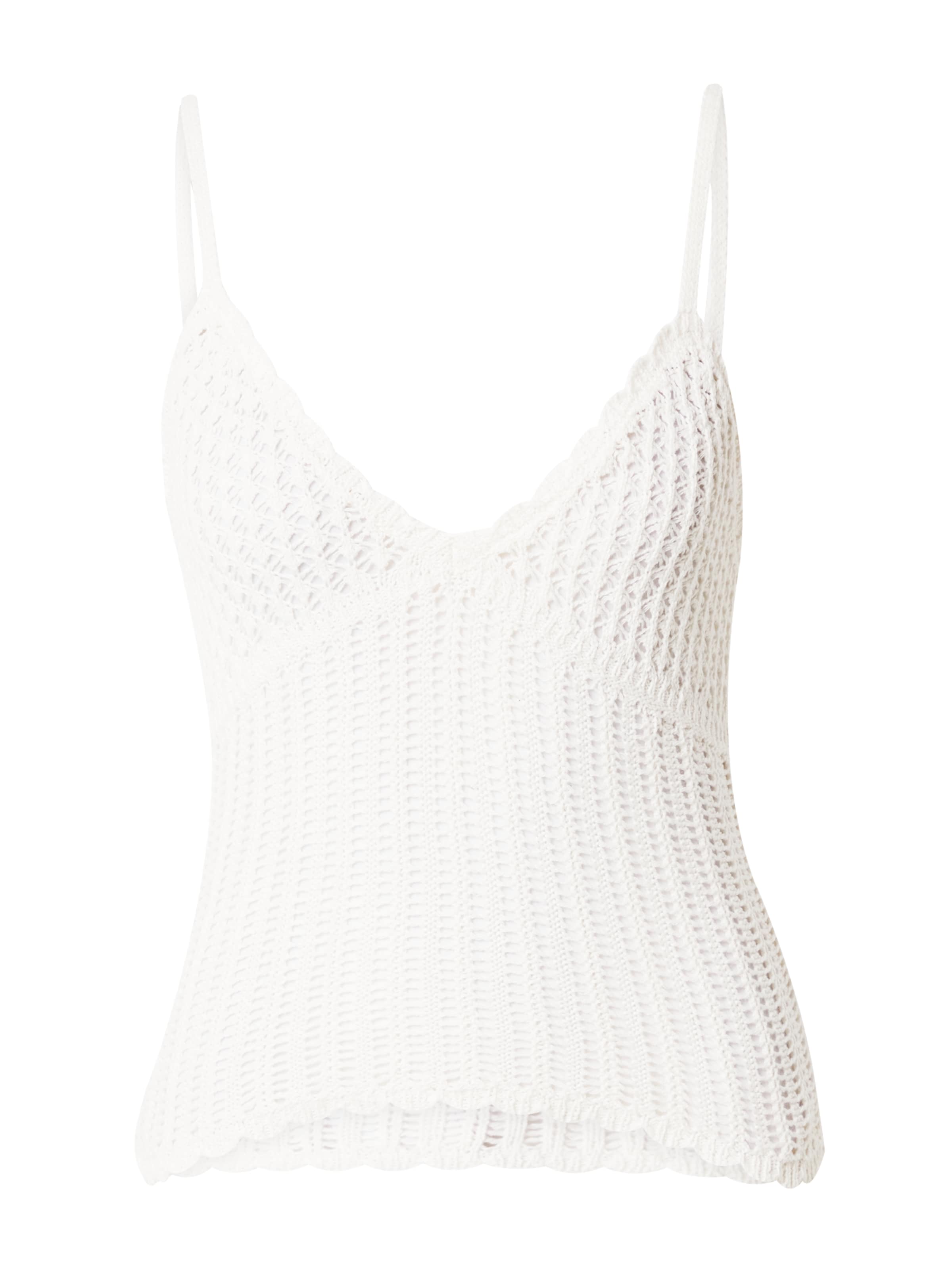 balts LENI KLUM x ABOUT YOU Adīts topiņš 'Liv': no priekšpuses