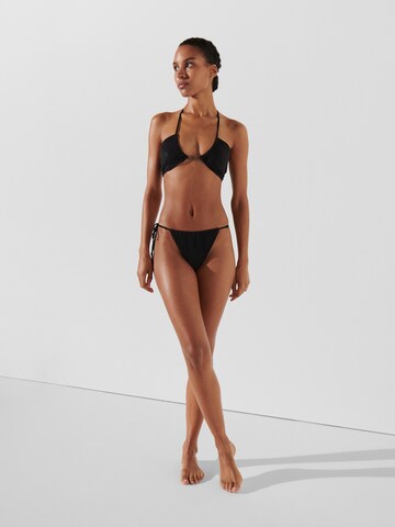 Karl Lagerfeld Bikini zgornji del | črna barva
