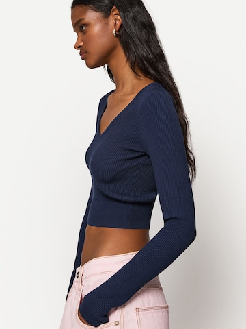 Bershka Sweater in Blue