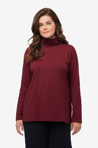 Ulla Popken Shirt  (GOTS) in Rot: predná strana