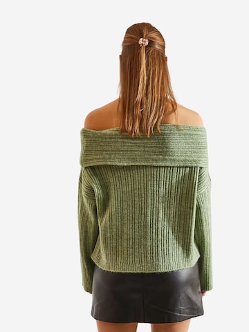 Bianco Lucci Pulóver 'Pullover' - zöld