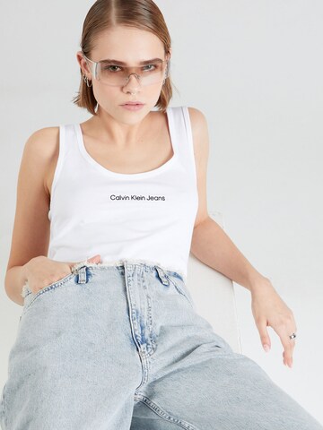 Calvin Klein Jeans Top in Weiß